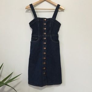 Madewell Denim Overall Dress